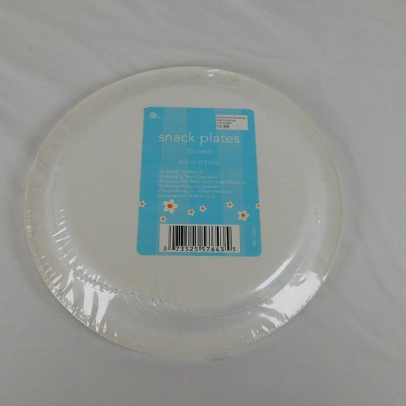 4 Pkgs Easter Holiday Paper Plates Dinner Snack Bunny Rabbit Carrot NIP Check - Picture 4 of 11